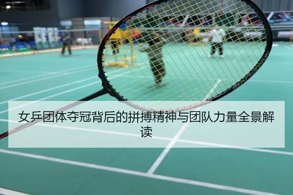 女乒团体夺冠背后的拼搏精神与团队力量全景解读